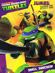 Comes with a box of new kodak crayons. Amazon Com Tmnt Teenage Mutant Ninja Turtles Coloring And Activity Book 96 Pages Toys Games
