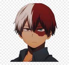 Shoto Todoroki Todorokishouto Anime Myheroacademiaedit My Hero Academia Todoroki Face Hd Png Download Cute Anime Character Anime Guys Kawaii Anime