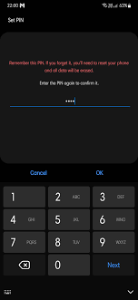 Enter a pin (at least 4 digits) and tap continue. Solved How To Unlock Phone Without Pressing Ok Button Samsung Members