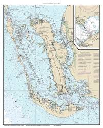 Sanibel Island Pine Island 2015 Nautical Map Florida