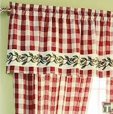 cheery 40s or 50s kitchen curtains