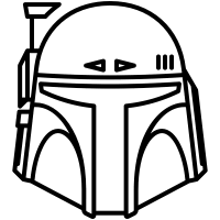 Helmet Mandalorian Helmet Easy Drawing Mandalorian helmet vinyl decal the black part in the picture will be what ever color you choose. helmet mandalorian helmet easy drawing