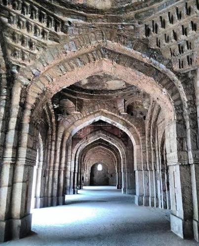 Chauburja Mosque on Kamla Nehru Ridge in Delhi