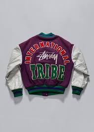 Stussy International Stussy Tribe Varsity Jacket 1990 Medium Grailed Varsity Jacket Senior Jackets Jackets