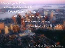 I think i need a sunrise, i'm tired of the sunset, i hear it's nice in the summer, some snow would be nice. I Think I Ll Go To Boston By Satsuki Hana On Deviantart
