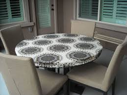 Fitted Round Tablecloth Elastic Or Drawstring Closure Cotton Canvas Fabric In Brown Black And Cream Coffee M Vinyl Tablecloth Table Cloth Cloth Table Covers