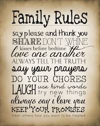 Family Rules Free Printable How To Nest For Less Love Mom Quotes Family Rules Printable Family Quotes