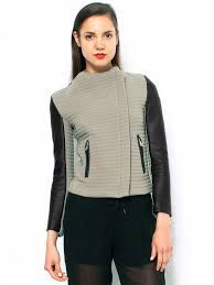 Iro Mulen Contrast Leather Jacket Jackets Fashion Athletic Jacket