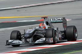 Michael Schumacher Mercedes Barcelona 2010 Mercedes Michael Schumacher Spanish Grand Prix