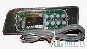 La Spa Control Panel Tsc 44 Tsc44 P 49530 With 6 Button Electrical Connector Hd Png Download Kindpng