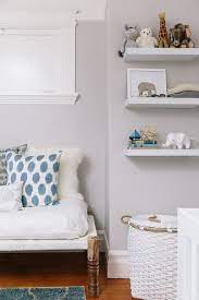 Maybe you would like to learn more about one of these? Nursery With Floating Shelves Transitional Nursery