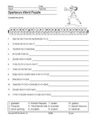 See more ideas about jumbled words, jumble word puzzle, word puzzles. Spartacus Word Search Worksheet And Printable Word Jumble Puzzle Activities