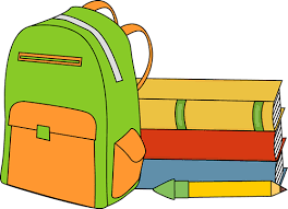 Books And Backpack Clip Art Books And Backpack Image Clip Art School Illustration Abc Preschool
