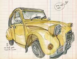 Leur secteur d'activités, accompagnent sylvain kastendeuch, lancé dans une espèce de marathon. Un Blog Qui Demarre Sur Des Chapeaux De Roue Et Qui Vaut Le Detour Bravo Je Me Presente Je Suis Lapin 2cv Citroen Croquis Urbain Illustration De Voiture
