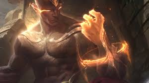 Artstation God Fist Lee Sin Splash Art Animation Stanislau Sobaleu Fantasy Concept Art Art Illustrations And Posters