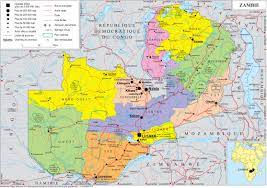 Zambia, which is officially the republic of zambia, is a landlocked country at the crossroads of central, southern and east africa. Geopolitical Map Of Zambia Zambia Maps Worldmaps Info