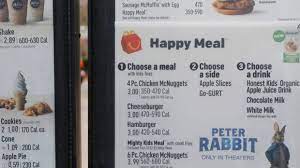 How much does a happy meal cost. Mcdonald S Slims Down U S Happy Meal By Banishing Cheeseburgers Ctv News