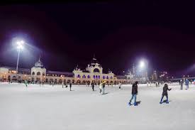 Want to build your own rink? Europe S Largest Outdoor Skating Rink Ice Skating In Budapest Wander The Map