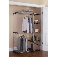 Get mainstays chrome & black adjustable rolling corner garment rack for all your extra garment space. Mainstays Wire Shelf Closet Organizer Black Silver Closet Shelf Organization Wire Closet Shelving Closet Shelves