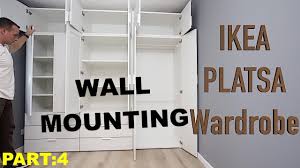 We have all types and style options materials & care frame: Ikea Platsa Wardrobe Wall Mounting Platsa Doors Adjustment Part 4 Youtube