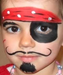 Eine Susse Idee Fur Die Nachste Piratenparty Danke Dafur Dein Blog Balloonas Com Kindergeburt Pirat Schminken Kinder Halloween Schminken Kinder Kinder Make Up