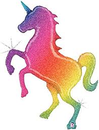 Wählen sie aus illustrationen zum thema regenbogen einhorn von istock. Betallic 35700 Glitzer Regenbogen Einhorn 54 Zoll Holografisch Folien Ballon Amazon De Spielzeug