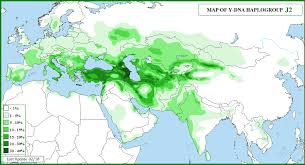 Haplogroup J M172 Or J2 Map Dna Genealogy Turkic Languages