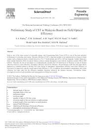 Watch latest tamil, telugu, malayalam and kannada movies, live tv channels, tv shows online on sun nxt. Pdf Preliminary Study Of Cst In Malaysia Based On Field Optical Efficiency