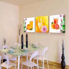 Fruit Juice Canvas Prints Dining Room Wall Pictures Wall Painting Flowers Flower Canvas Flower Painting Canvas