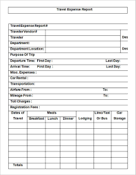 Travel Expense Report Template Report Template Marketing Plan Template Templates