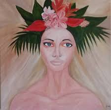 A Florish Woman Painting by Simone Mcdonald