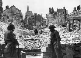 Caen Place Saint Pierre Poste De Guet Du 1st Kosb 9 Juillet 1944 Jour J Bataille De Normandie Debarquement En Normandie