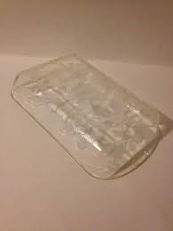 Vintage Clear Glass Floral Embossed Baking Pan Dish 13 X Etsy Clear Glass Baking Pans Glass