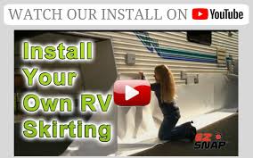 While i don't expect you to be able to handle all of your rv's maintenance needs, there are plenty of things that you can do yourself to help ensure your rv stays in good condition. Rv Skirting Ez Snap