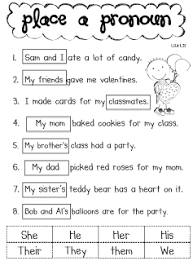 Place A Pronoun And Others Sarah S First Grade Snippets There S Some Common Core Love In The Air And A Fr First Grade Writing Teaching Speech And Language