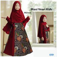 Gamis lebaran model gamis terbaru 2019 batam. Busana Muslim Anak Gamis Batik Pesta Anak Fashion Muslim Anak Terbaru Maxi Veari Kids Shopee Indonesia