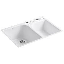 hole double basin kitchen sink