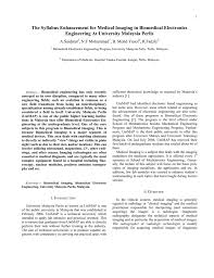 Biomedical engineer, associate professor, senior biomedical technician and more on indeed.com. The Syllabus Enhancement For Medical Imaging In Biomedical