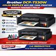 Brother DCP-T530W Color Duplex WiFi Ink Tank Printer – Budget Friendly!