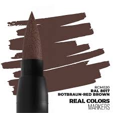 AK-Interactive: Real Color Acrylic Paint Marker - RAL8017 Rotbraun Red Brown