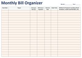 Today i'm sharing a free printable for a bill + payment organizer that i hope will encourage you if you're feeling like you need to see those bills on paper too. 5 Best Free Printable Pay Chart Printablee Com