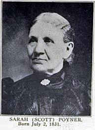 Sarah Scott Poyner (1831-1921)