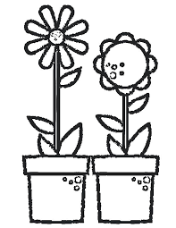 Flower Pot Coloring Pages Collection Flower Pots Flower Coloring Pages Wonderful Flowers