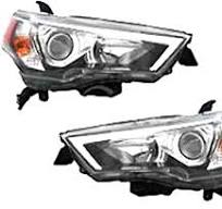 Left & Right Halogen Combination Halogen Headlight Assemblies For 14-20  4Runner