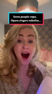 Nebulise > Vaping 💨 #fy #operasinger #vocals #mezzosoprano #singer #fyp  #opera #vocalwarmup #voice #nebulise #nebulizer #nebuliser