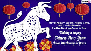 Xīn nián kuài lè (新年快乐) everyone! Happy Chinese New Year 2021 Messages Wishes Year Of The Ox Greetings For Family And Friends Video Dailymotion