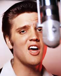 I'm blessed to have these pink LP s of Elvis and was at Graceland and  Memphis 10 years ago with so many memories of him in my life.When my clock  plays Hound