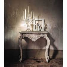 Consolle In Mango Sbiancato Effetto Anticato L 86 Cm Neuilly Maisons Du Monde