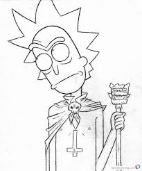 Rick And Morty Coloring Book Fresh Rick Niccals From Rick And Morty Coloring Pages Free Printable C In 2020 Rick And Morty Drawing Coloring Books Rick And Morty Poster
