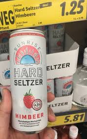 Although initially pegged as a summer drink that would mostly. Sunrise Hard Seltzer Himbeer Dose Naschkater Com Das Sussigkeiten Marketing Blog